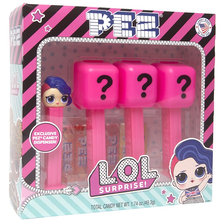 Pez LOL Surprise Dolls Candy & Dispenser NEW Collect All 9 Toy Pink Mystery Fig 