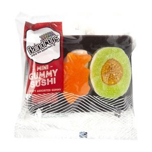 Raindrops Gummy Sushi - Mini _ Tiny Size - 1.4oz