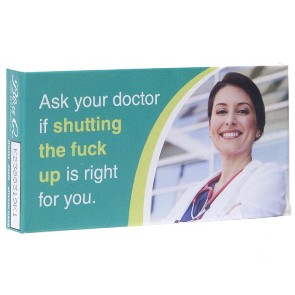 Blue Q Gum - Ask Your Doctor If