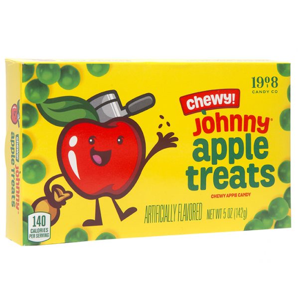 Chewy Johnny Apple Treats - Movie Theater Box