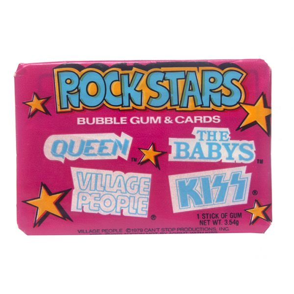 1979 Donruss Rock Stars Bubble Gum & Cards