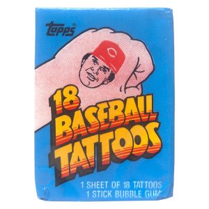 1986 Topps Baseball Tattoos