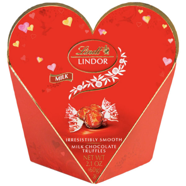 Lindt Lindor Truffles - Milk Chocolate - 2.1oz Gift Heart