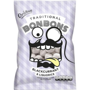 Bristow's Traditional Blackcurrant & Liquorice Bon Bons - 150g Bag
