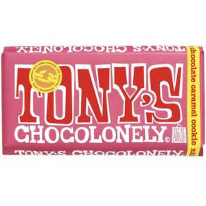 Tony's Chocolonely - 32% Milk Chocolate Caramel Cookie - 6oz Bar