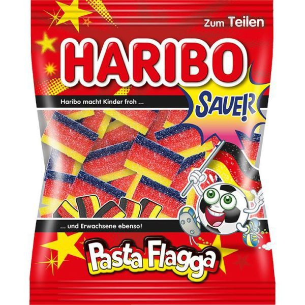 German Haribo Sauer Pasta Flagga