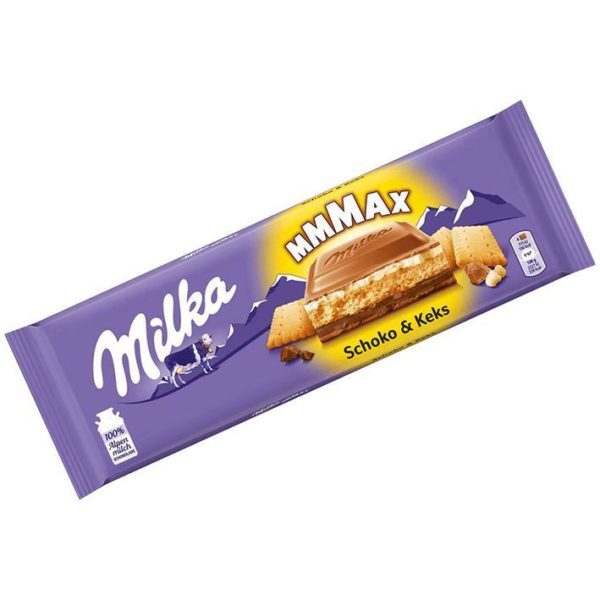Milka MMMAX Schoko & Keks (Choco & Biscuit) - 300g Bar
