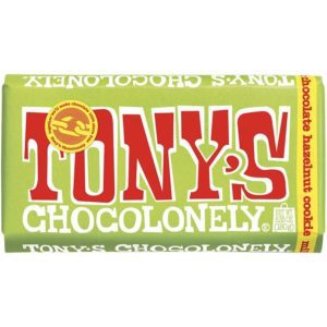 Tony's Chocolonely - 32% Milk Chocolate Hazelnut Cookie - 6oz Bar