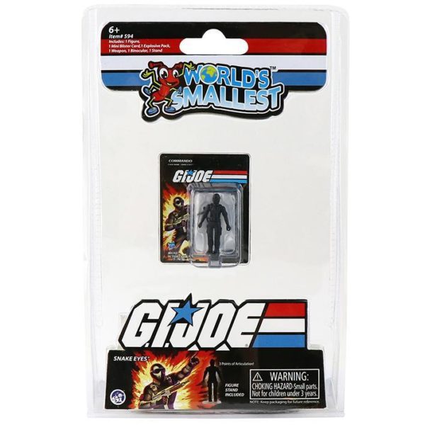World’s Smallest Micro Action Figures – G.I. Joe vs. Cobra_Snake Eyes