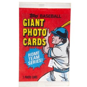 1981 Topps Baseball Giant Photo Cards