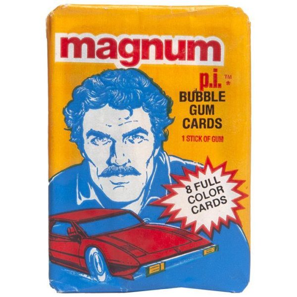 1983 DonRuss Magnum p.i Bubble Gum Cards
