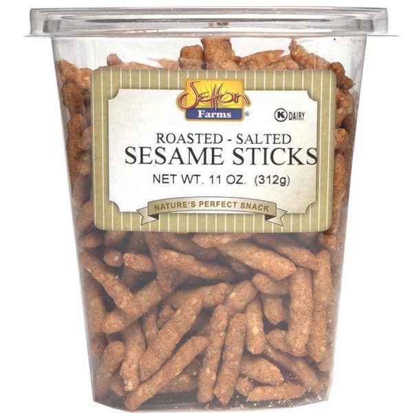 Sesame Sticks – Roasted & Salted – 11oz Tub