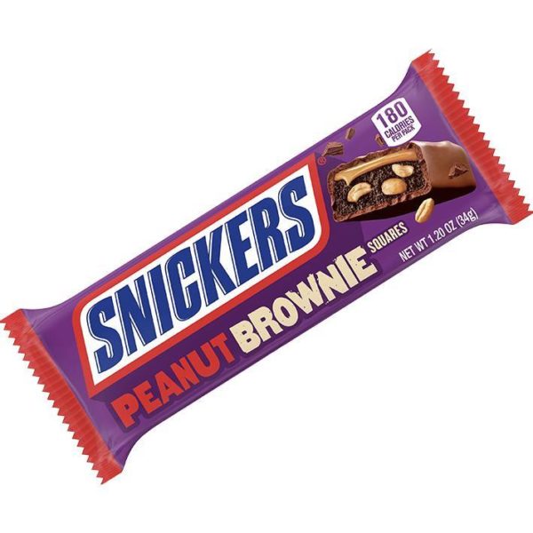 Snickers – Peanut Brownie Squares