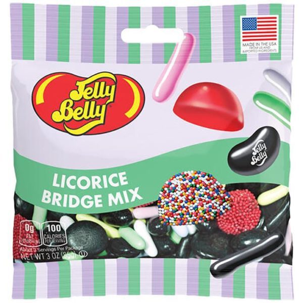 Jelly Belly – Licorice Bridge Mix – 3oz Bag