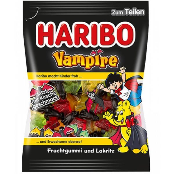 German Haribo Vampire (Gummy & Licorice Bats)