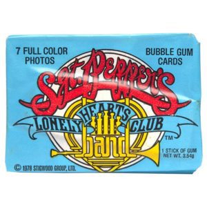 1978 DonRuss Sgt. Pepper's Lonely Hearts Club Band Bubble Gum Cards