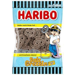 German Haribo Salz Brezeln (Salty Black Licorice Pretzels)