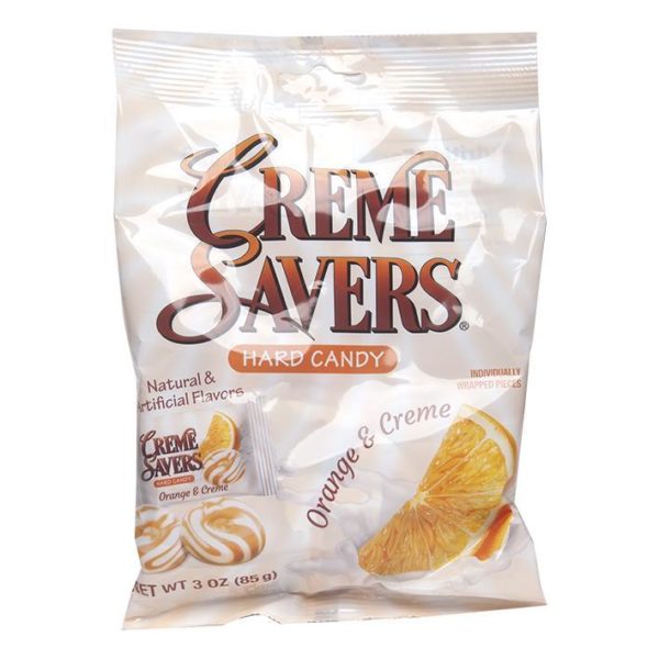 Creme Savers Hard Candy - Orange