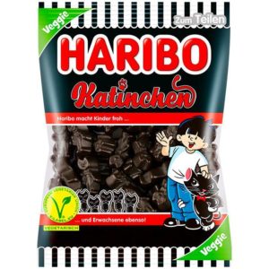 German Haribo Katinchen (Black Licorice Cats) - Veggie