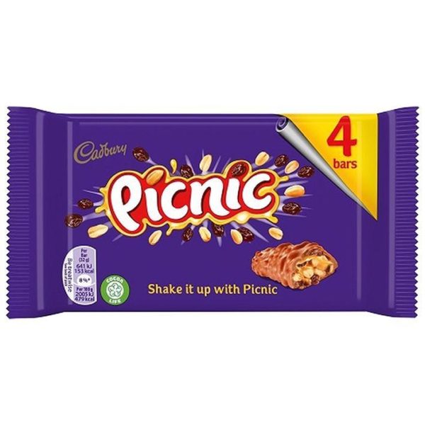 Cadbury Picnic - 4 Pack