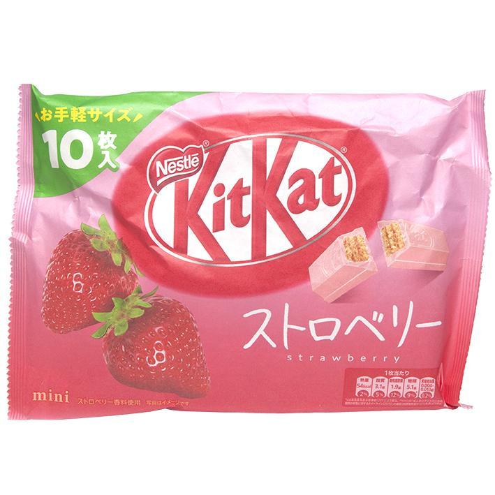 Kit Kat - Strawberry - Mini - 11 Bag Economy Candy