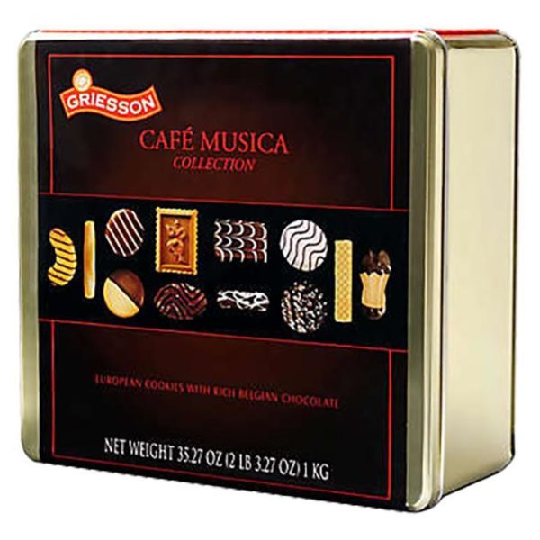 Griesson Café Musica Cookie Collection - 35.27oz Gift Tin