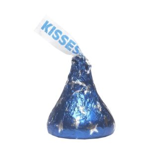 Hershey’s Kisses – Milk Chocolate – Royal Blue Stars