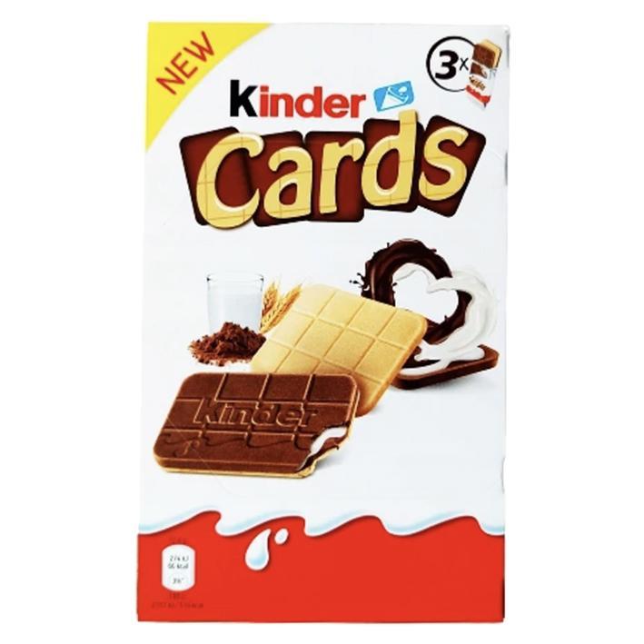  kinder Cards Chocolate Wafers (30 X 2 Cards) : Grocery &  Gourmet Food