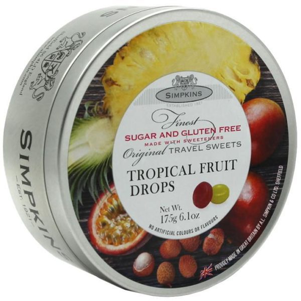 Simpkins - Tropical Fruit Drops - Sugar and Gluten Free