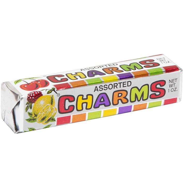 FRESH Charms Square Hard Candy Made in USA 2 Single Bars