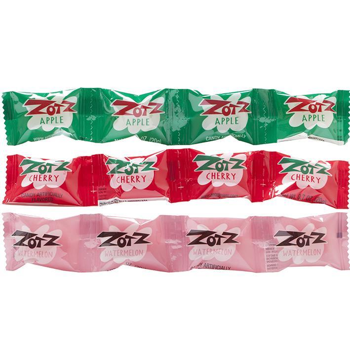 Zotz - Apple, Cherry & Watermelon - 48 Count Box