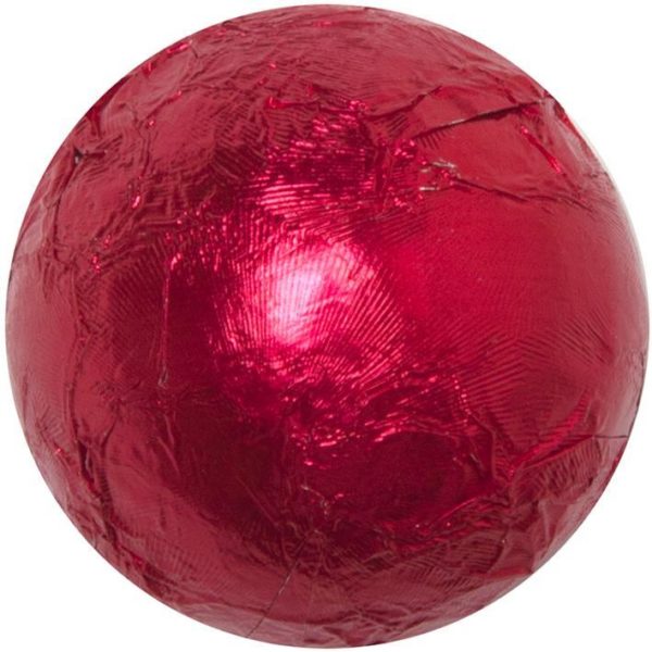 Milk Chocolate Balls - Red Foil