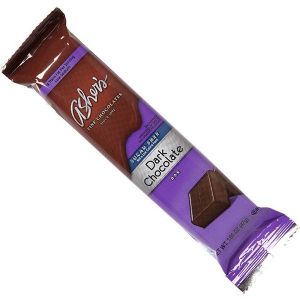 Asher's Sugar Free Dark Chocolate Bar