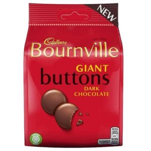 Cadbury Bournville Giant Buttons - 110g Bag