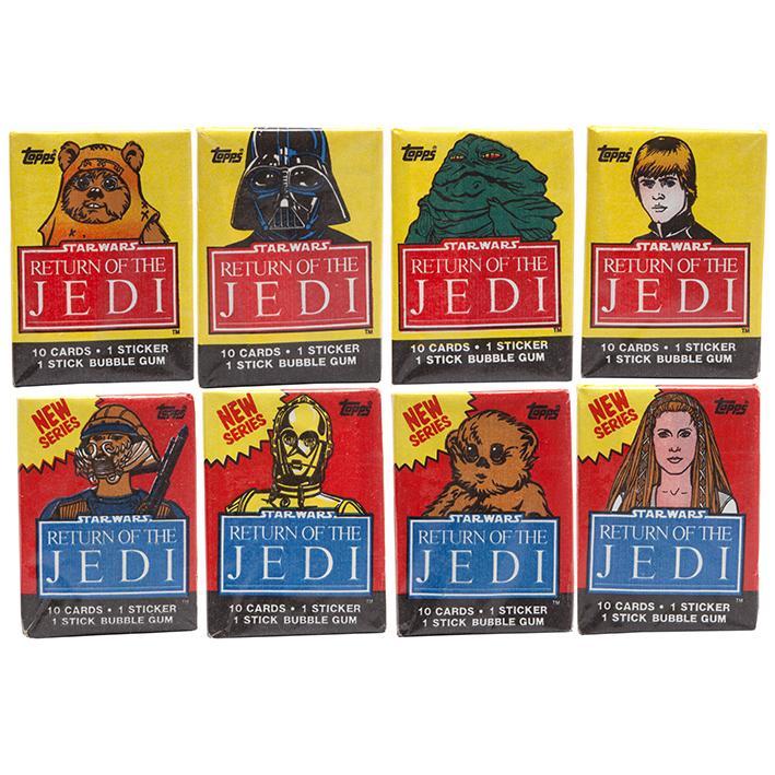 1983 Return of the Jedi S1 Luke Trading Card Pack 