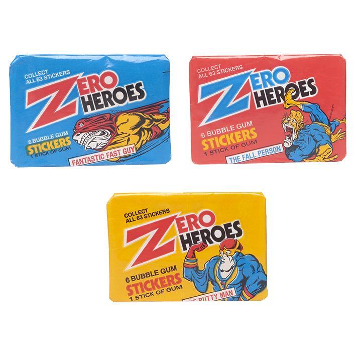 Rare (1983) Zero Heros Trading Cards | Color: Red | Size: Os | Lastdragonexe's Closet