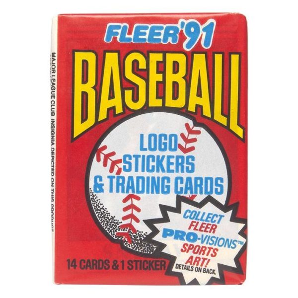 1991 Fleer Baseball Logo Stickers & Trading Cards