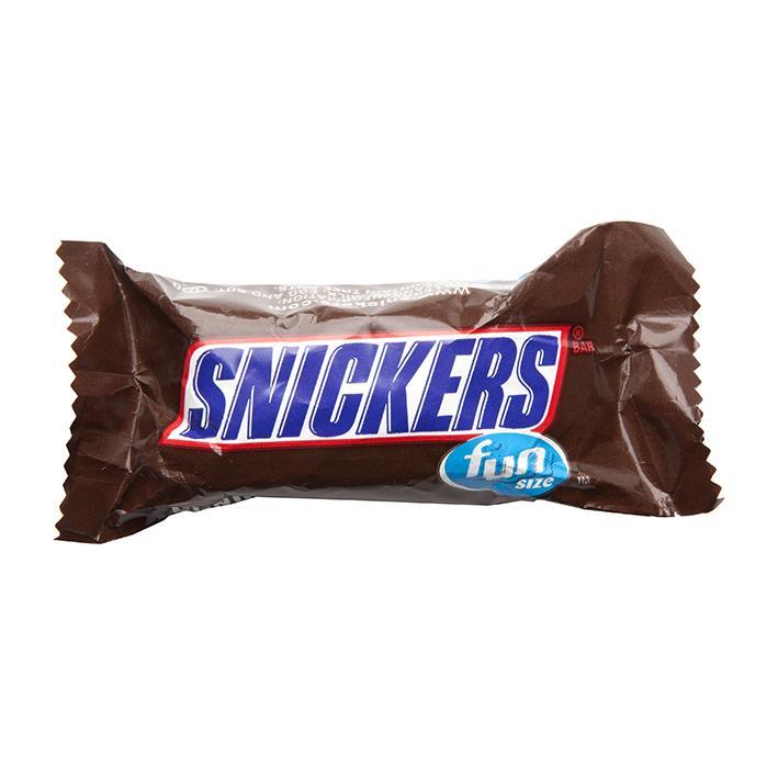 mini snickers bar