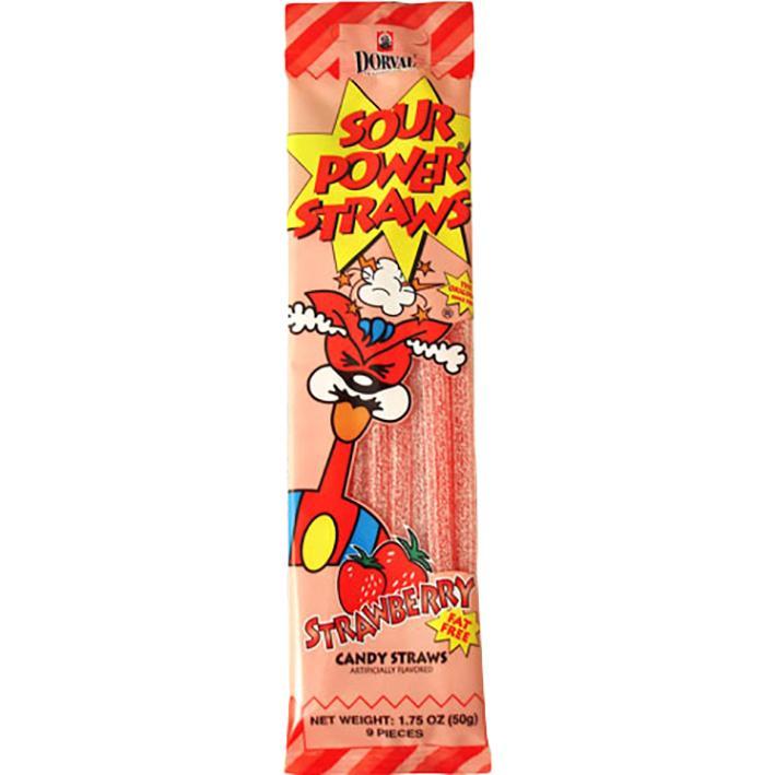 Sour Strawberry Straws Bulk Bag - Dylan's Candy Bar