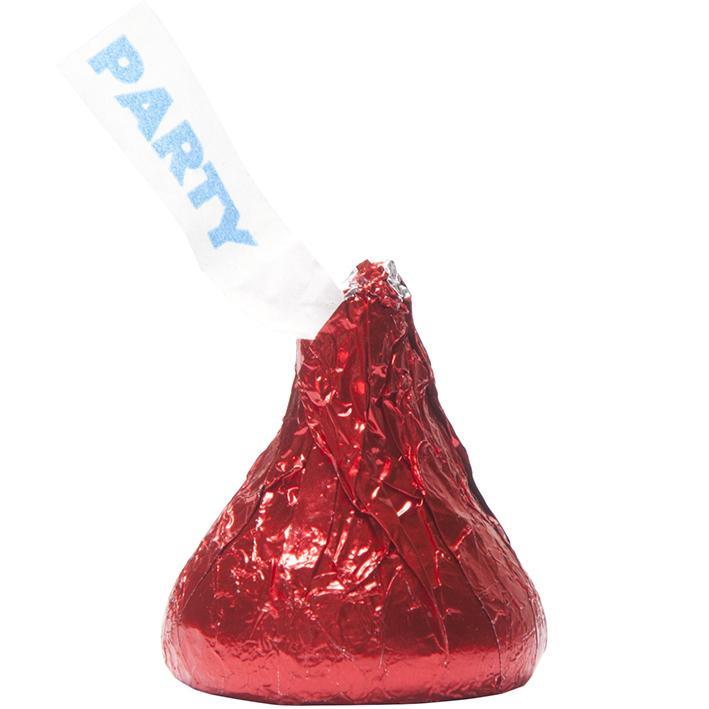 Hershey's Kisses - Milk Chocolate - Red - Economy Candy