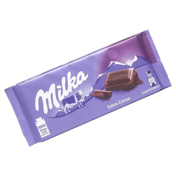 Milka Zartherb (Bittersweet / Extra Cocoa / Dark Chocolate) - 100g Bar