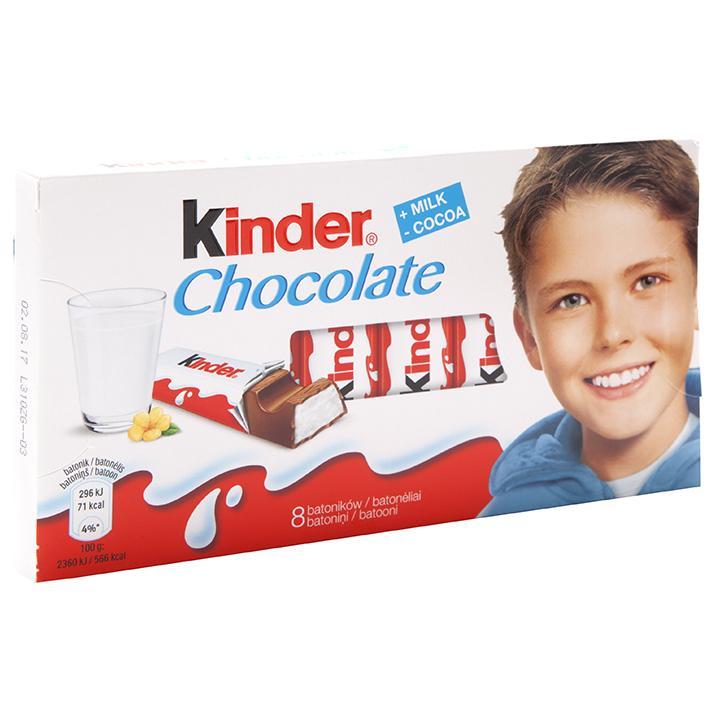 kinder chocolate bar