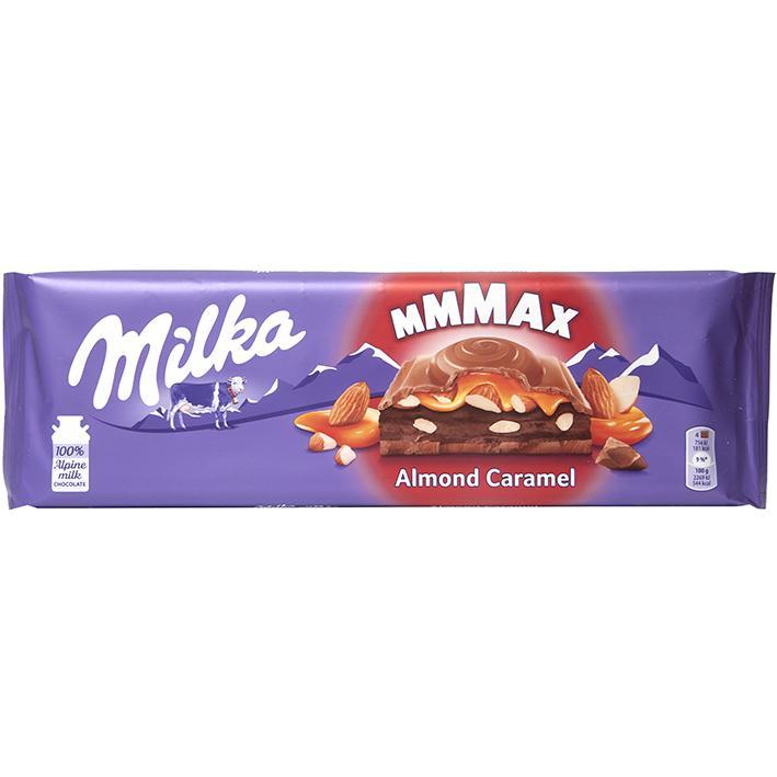 Milka MMMAX Almond Caramel - 300g Bar - Economy Candy