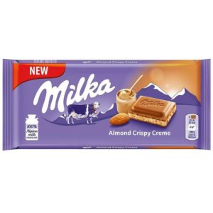 Milka Almond Crispy Creme - 90g Bar