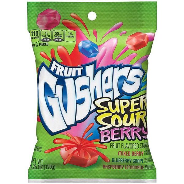 Gushers Fruit Snacks - Super Sour Berry