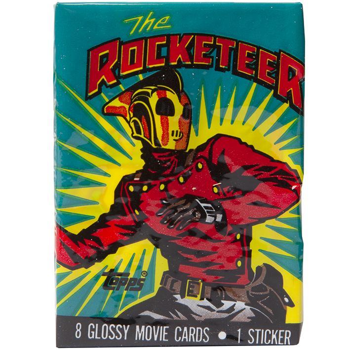 TOPPS THE  ROCKETEER FACTORY SEALED 121 SUPER GLOSSY MOVIE CARDS 11 STICKERS FRE 