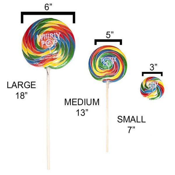 Whirly Pop Size Comparison