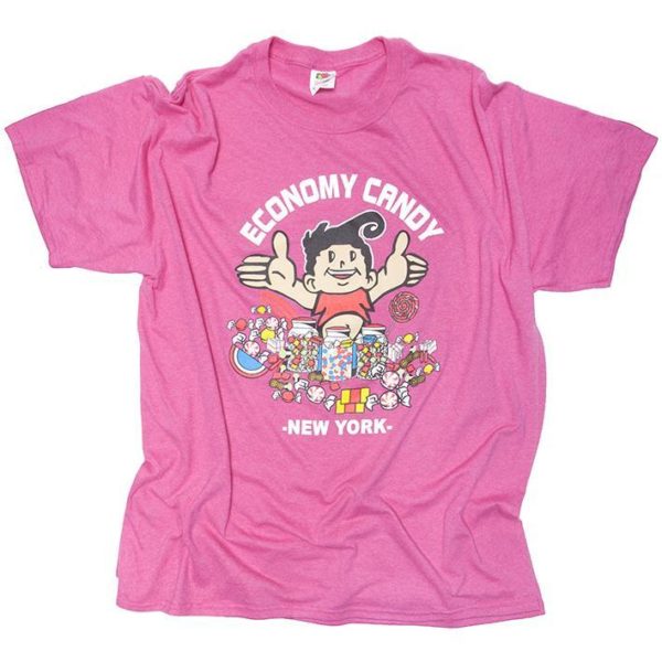 Economy Candy T-Shirt - Heather Pink