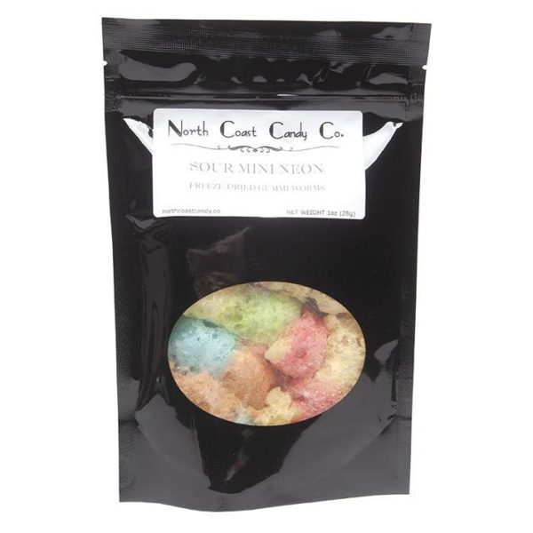 North Coast Candy Co. - Freeze-Dried Sour Mini Albanese Gummi Worms