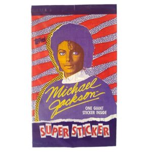 1984 Topps Michael Jackson Super Sticker